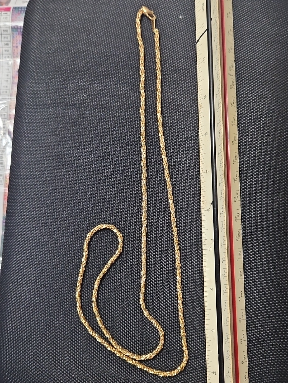 Gold Rope Chain Necklace - Women's Jewelry